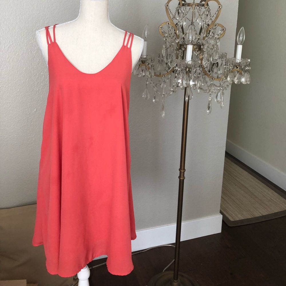 Audrey Coral Dress